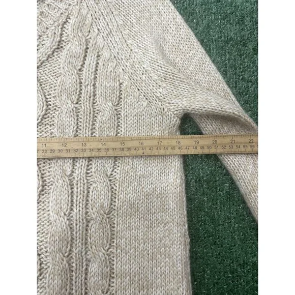 Canyon River Blues Sweater Knitted Women's Beige Cream Size Large Stretch - Picture 5 of 10